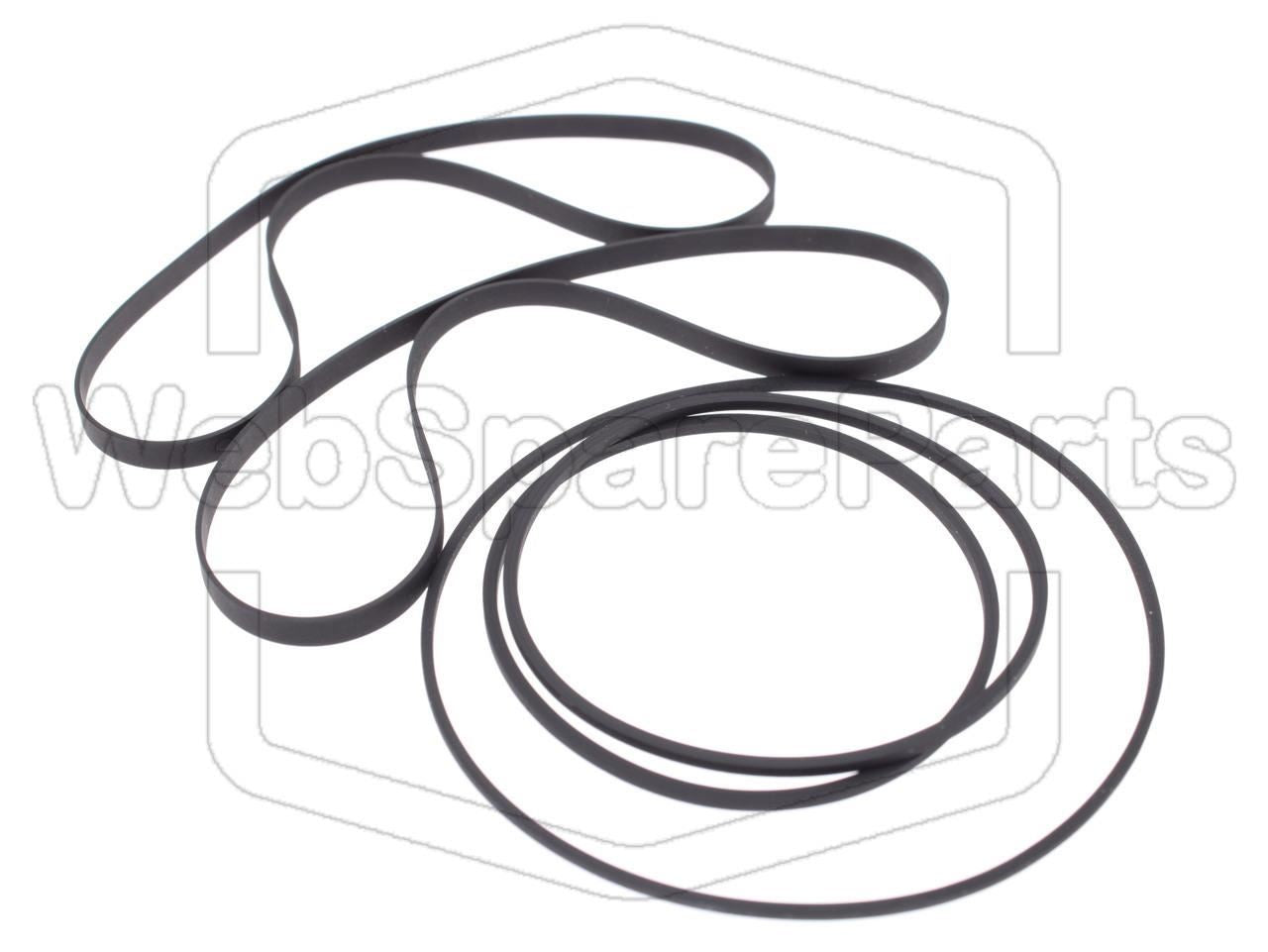 Kit cinghie ricambio per restaurazione piastra cassette vintage Sanyo RD-W340