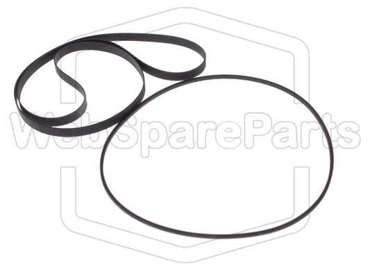 Kit cinghie ricambio per piastra cassette vintage Bang & Olufsen Beocord 5500 Type 4934