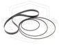 Kit cinghie ricambio per restaurazione piastra cassette vintage Rotel RMD-82