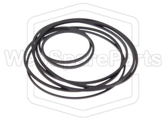 Kit cinghie ricambio per doppia piastra cassette Kenwood KX-57CW