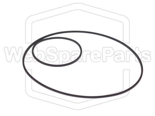 Kit cinghie ricambio per autoradio cassette Blaupunkt Cambridge M23