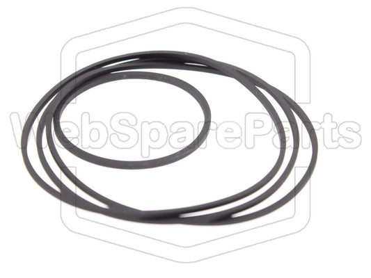 Kit cinghie ricambio per lettore CD vintage Philips CDC 552