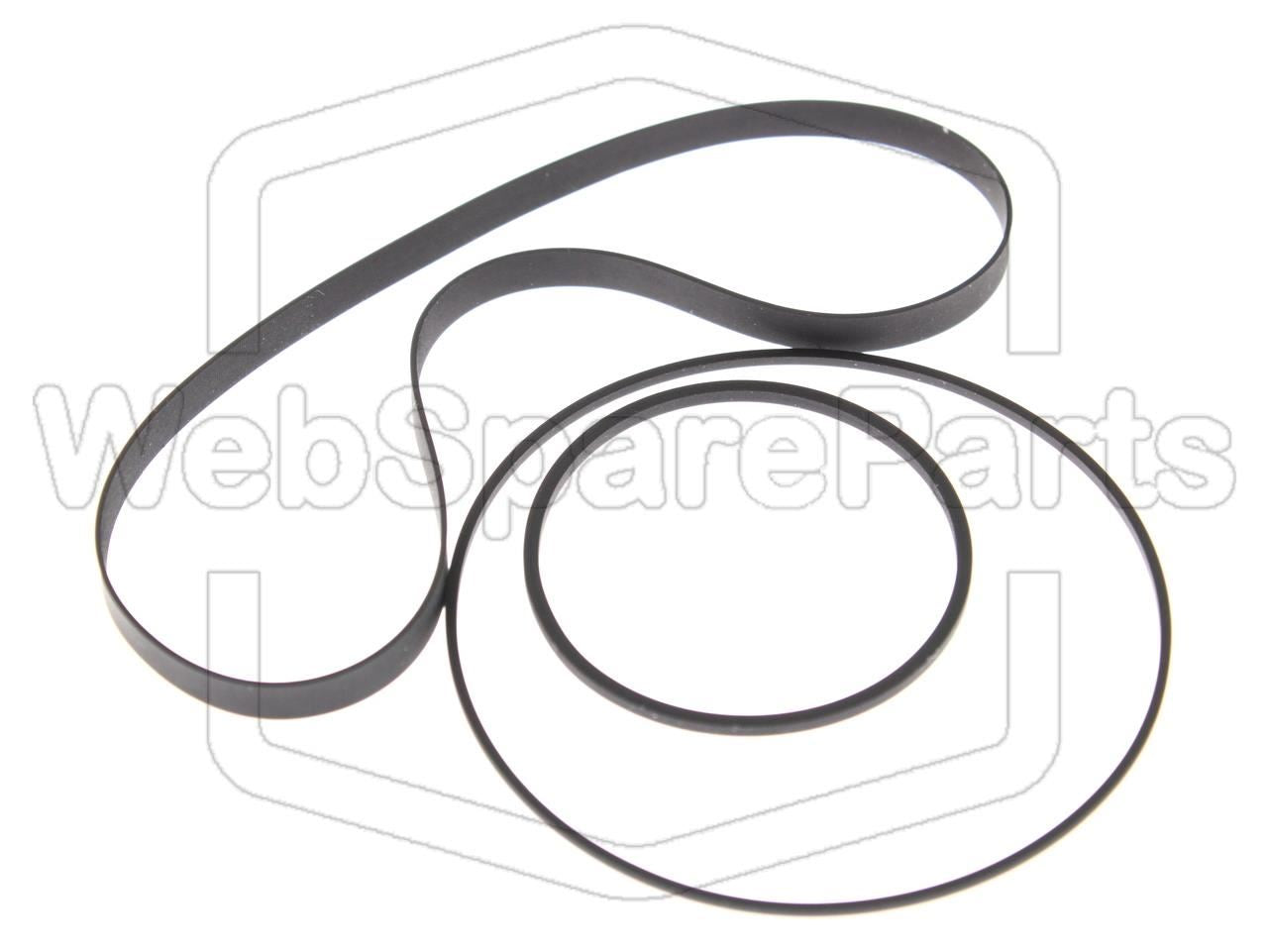 Kit cinghie ricambio per restaurazione piastra cassette vintage Sony TC-38