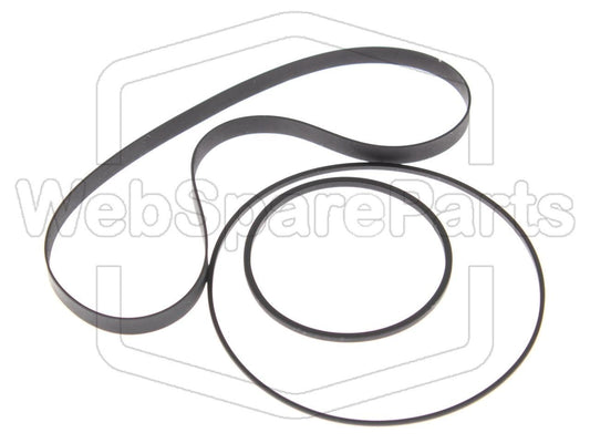 Kit cinghie ricambio per restaurazione piastra cassette vintage Sony TC-38