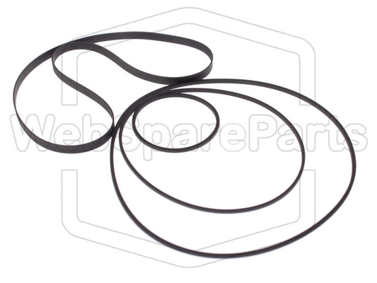 Kit cinghie ricambio per piastra cassette vintage Bang & Olufsen Beocord 5000 Type 4926