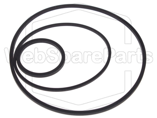 Kit cinghie ricambio per videoregistratore a cassetta Philips VR-6920