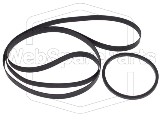 Kit cinghie ricambio per giradischi Sharp RP-116 E