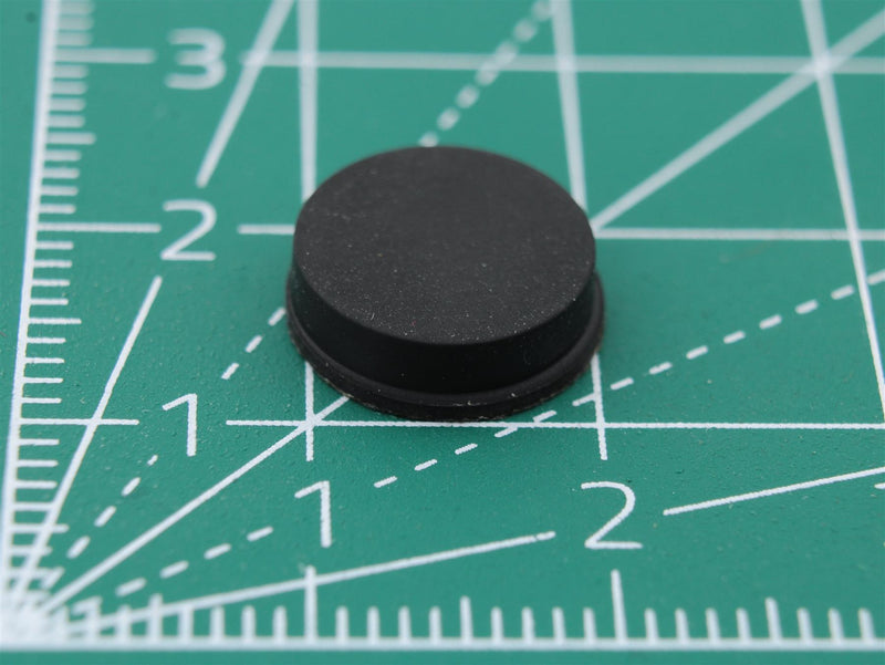 Round Rubber Foot Self-adhesive  Ø11.3mm x Ø10.7mm x height 3.2mm