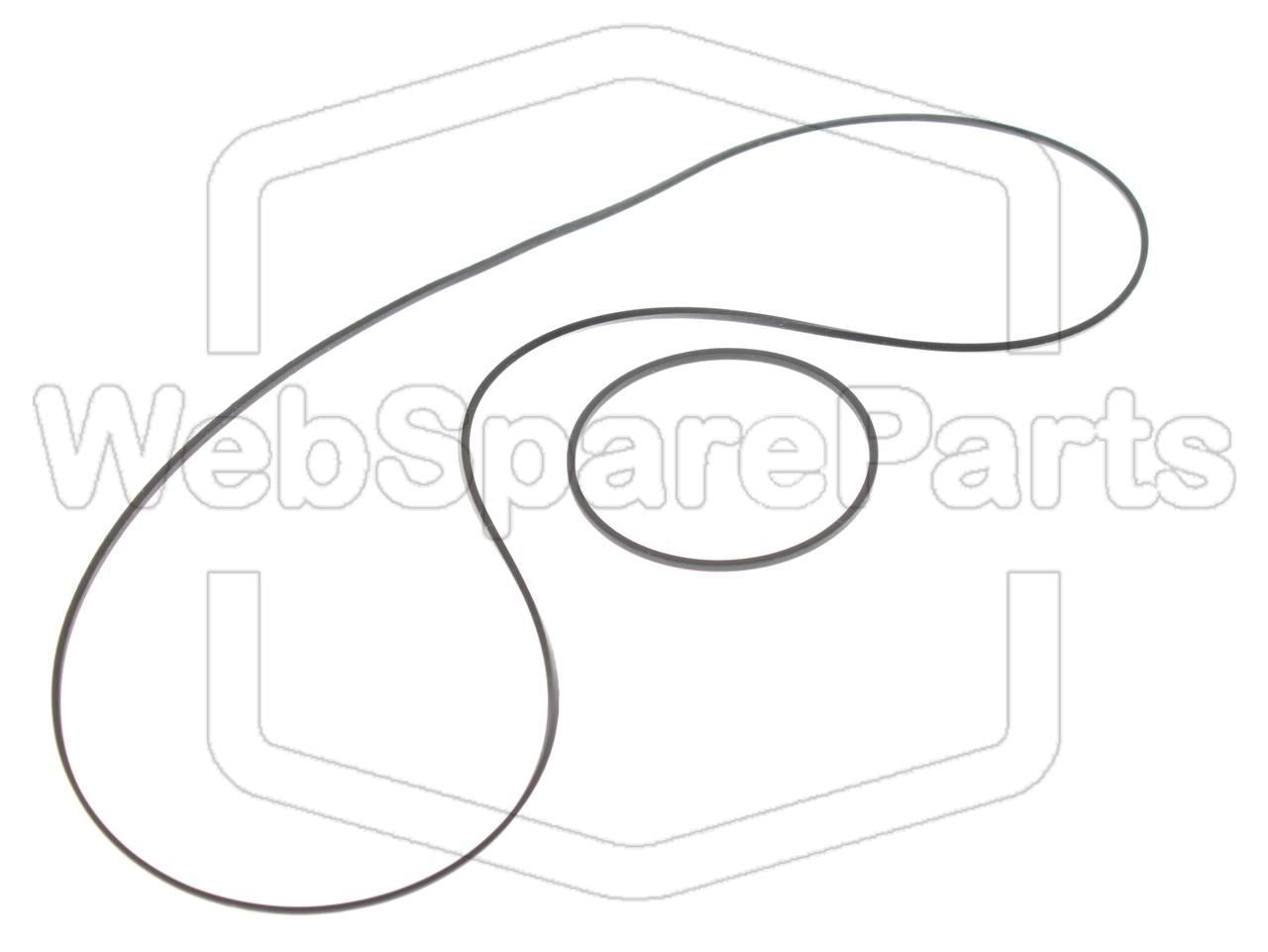 Kit cinghie ricambio per autoradio cassette Pioneer KE-8300