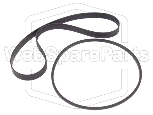 Kit cinghie ricambio per restaurazione piastra cassette vintage Sony HCD-NE3