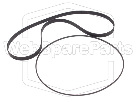 Kit cinghie ricambio per restaurazione piastra cassette vintage JVC KD-65
