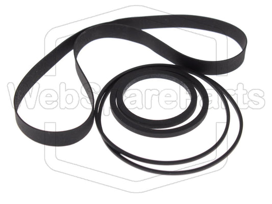 Kit cinghie ricambio per videoregistratore a cassetta Sharp VC-9300 GS