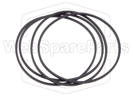 Kit cinghie ricambio per restaurazione piastra cassette vintage Sony HST-201