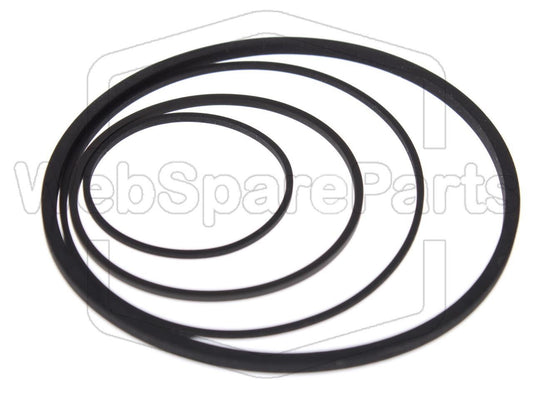 Kit cinghie ricambio per videoregistratore a cassetta Hitachi VT-8040