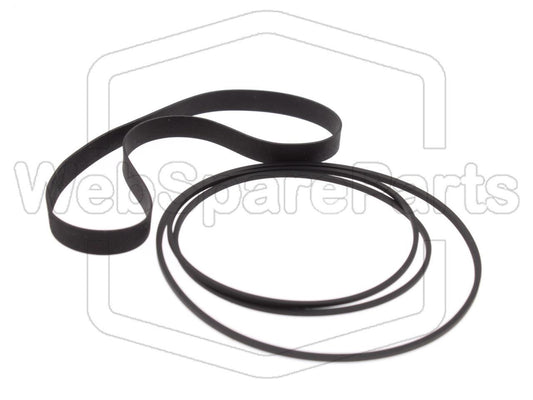 Kit cinghie ricambio per restaurazione piastra cassette vintage Sansui SC-3100