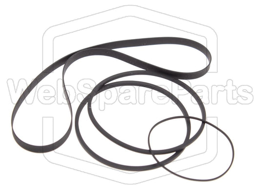 Kit cinghie ricambio per restaurazione piastra cassette vintage Pioneer CT-405