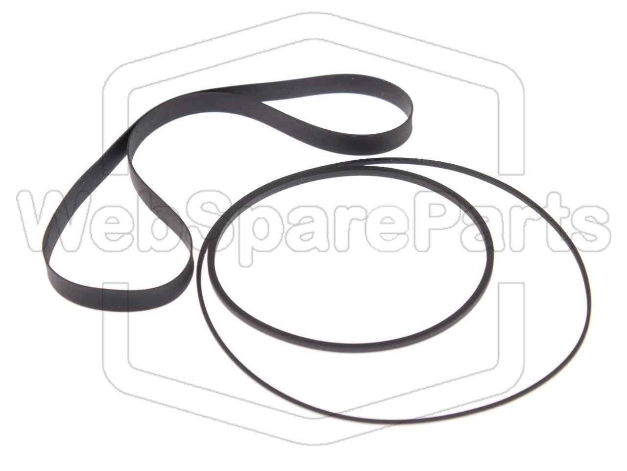 Kit cinghie per piastra a cassette stereo Kenwood KX-505