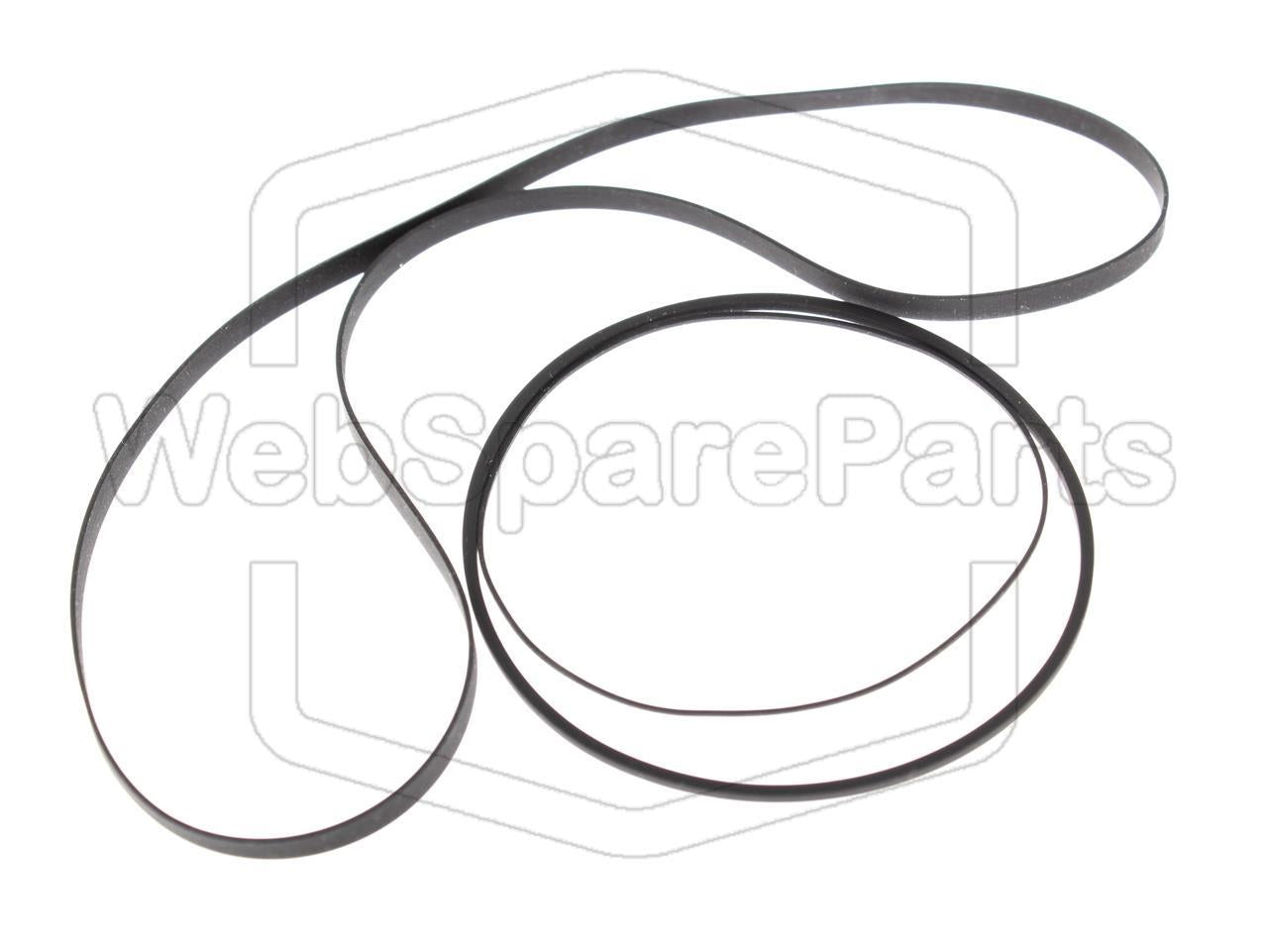 Kit cinghie ricambio per restaurazione piastra cassette vintage Pioneer DC-333Z