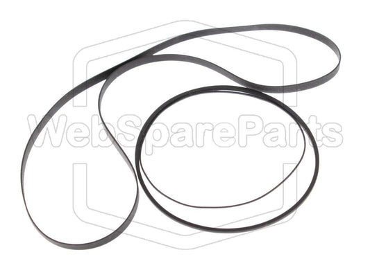 Kit cinghie ricambio per restaurazione piastra cassette vintage Pioneer DC-333Z