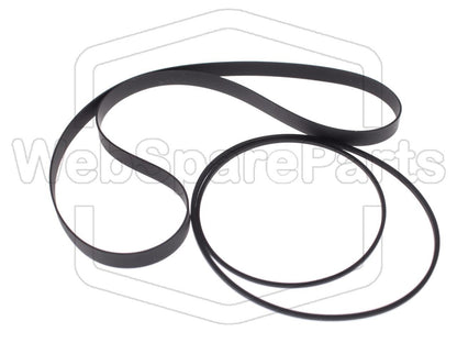 Kit cinghie ricambio per piastra cassette vintage Bang & Olufsen Beocenter 1400