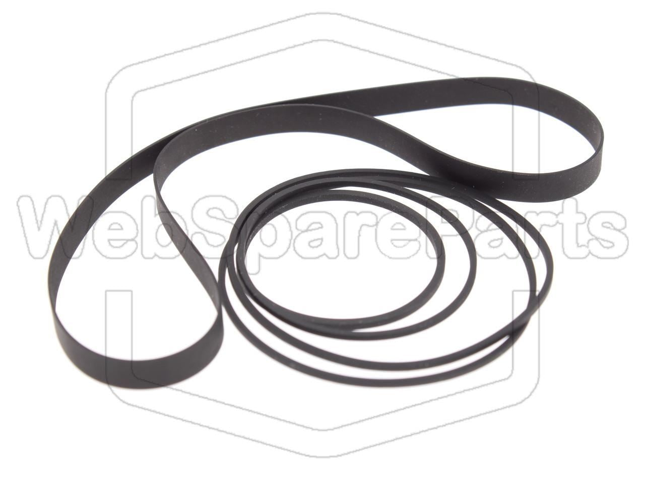 Kit cinghie ricambio per restaurazione piastra cassette vintage Sansui SC-3300