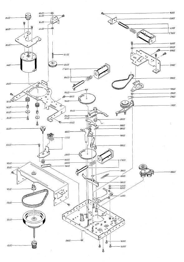 Bang & Olufsen Beocenter 2200 (Arm) Part Position: 22086