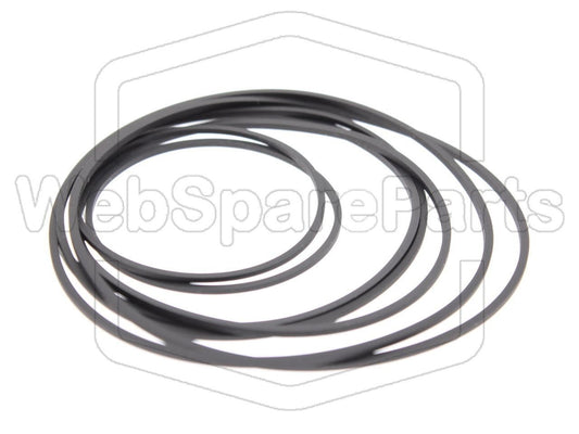 Kit cinghie ricambio per doppia piastra cassette Kenwood KX-64W