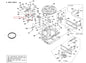 Cinghia ricambio per piatto girevole lettore CD Sony CDP-C500M
