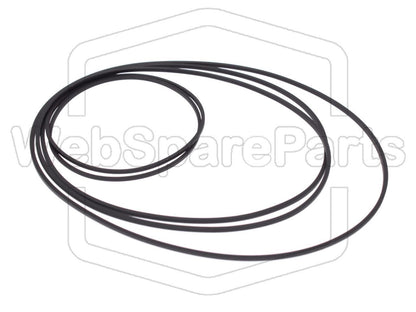 Kit cinghie ricambio per doppia piastra cassette Aiwa NSX-V71G