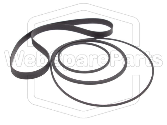 Kit cinghie ricambio per restaurazione piastra cassette vintage Pioneer CT-F4242