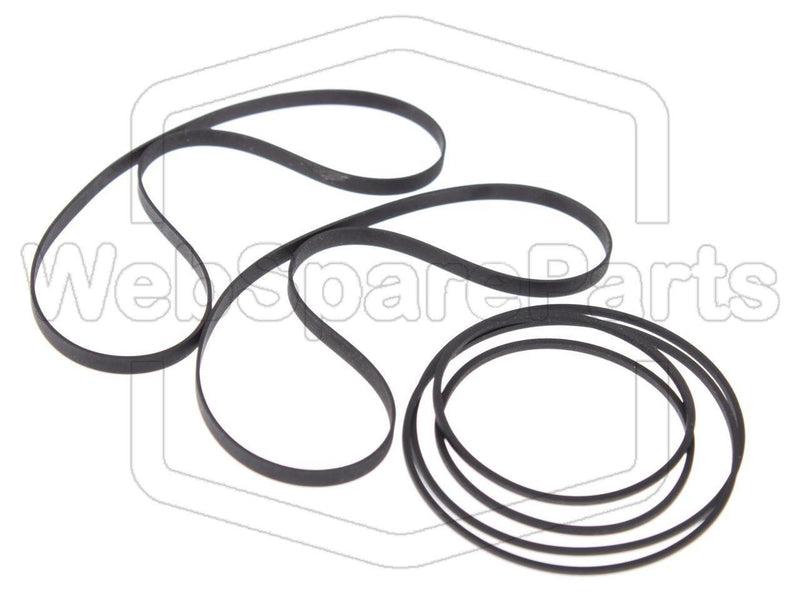 Belt Kit For Dual Tape Deck Kenwood KX-W6040 US