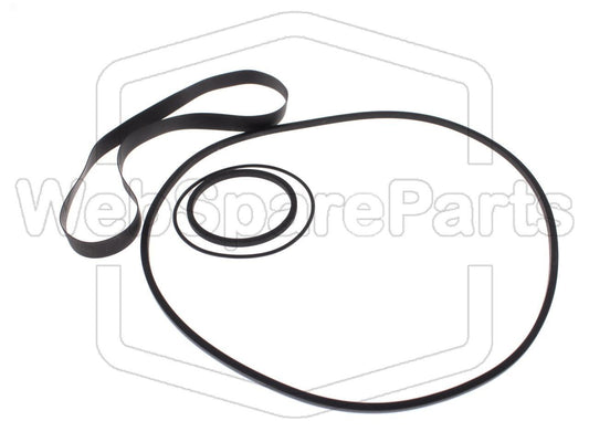 Kit cinghie ricambio per videoregistratore a cassetta Sharp VC-2300 G