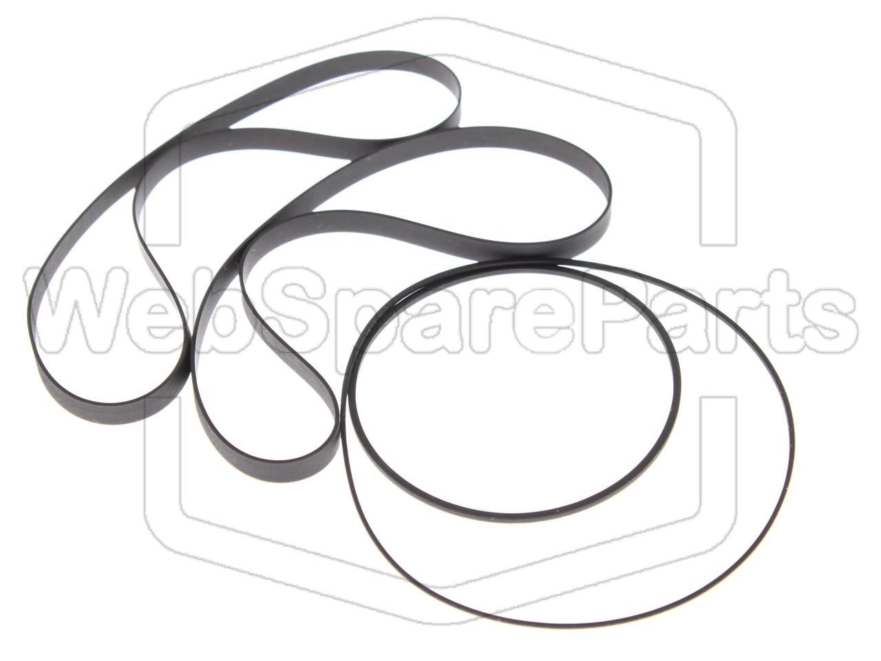 Kit cinghie ricambio per doppia piastra cassette Sony TC-W5