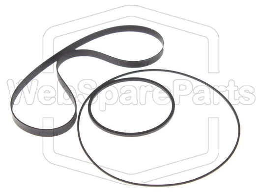 Kit cinghie ricambio per restaurazione piastra cassette vintage Sony TC-FX3030