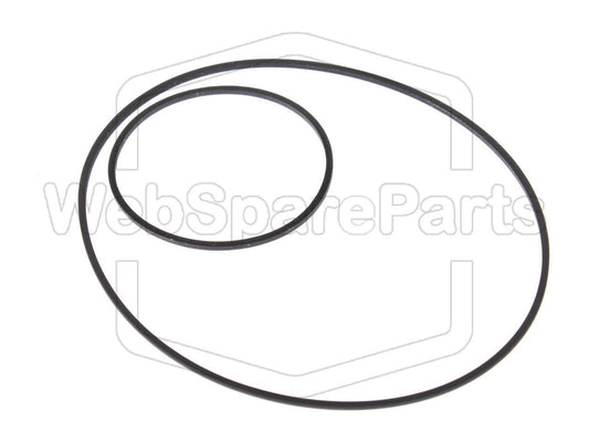 Kit cinghie ricambio per restaurazione piastra cassette vintage Pioneer X-MDX717