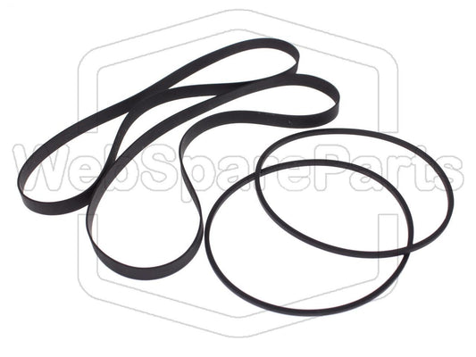 Kit cinghie ricambio per doppia piastra cassette Teac W-750R