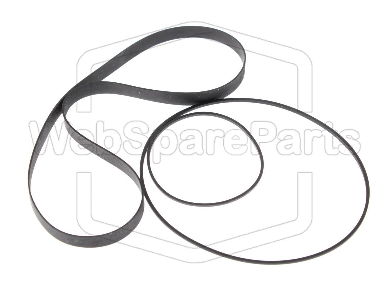 Kit cinghie ricambio per restaurazione piastra cassette vintage Pioneer CT-F9191