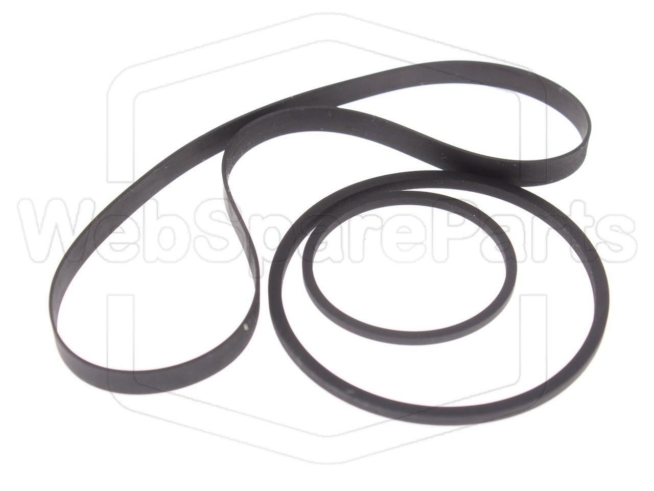 Kit cinghie ricambio per lettore CD e piastra cassette Sony TX-DR11