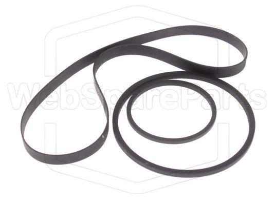 Kit cinghie ricambio per lettore CD e piastra cassette Sony TX-DR11