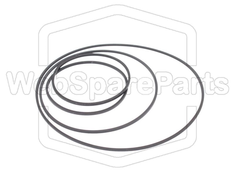 Belt Kit for CD Radio Cassette Recorder Sony CFD-777 - WebSpareParts