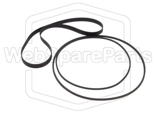 Kit cinghie ricambio per restaurazione piastra cassette vintage Sansui D-69C