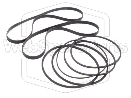 Kit cinghie ricambio per doppia piastra cassette Marantz SD285