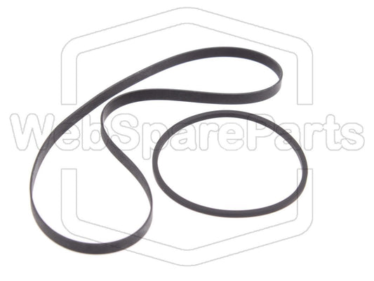 Kit cinghie ricambio per lettore CD e piastra cassette Denon DN-T645
