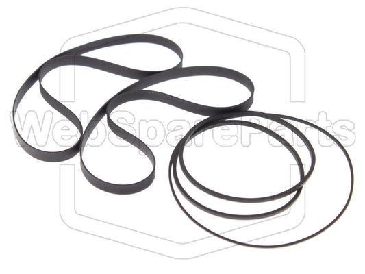 Kit cinghie ricambio per doppia piastra cassette Yamaha KX-W202