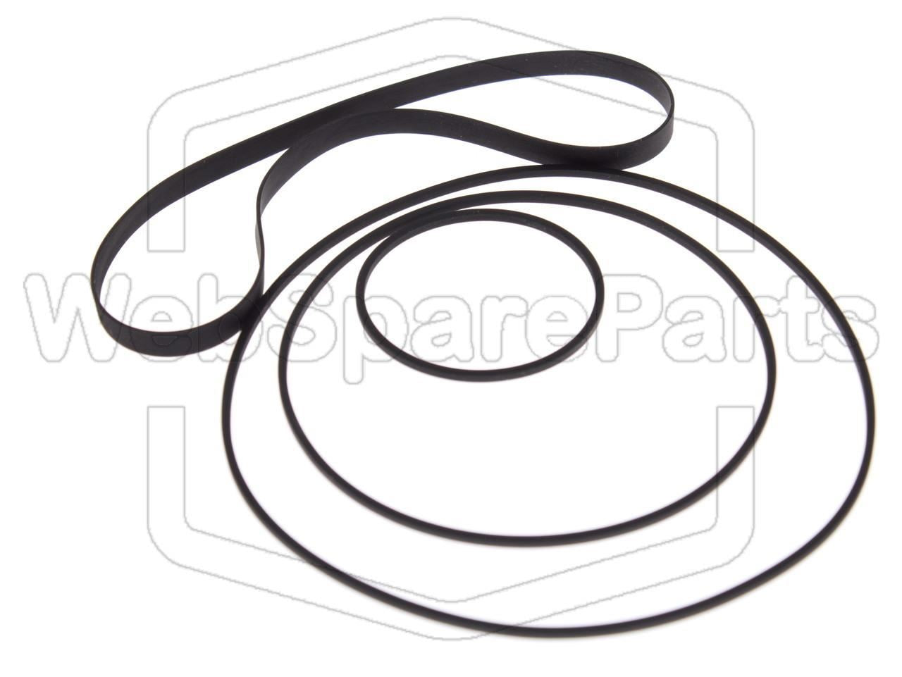 Kit cinghie per piastra a cassette stereo Kenwood KX-500