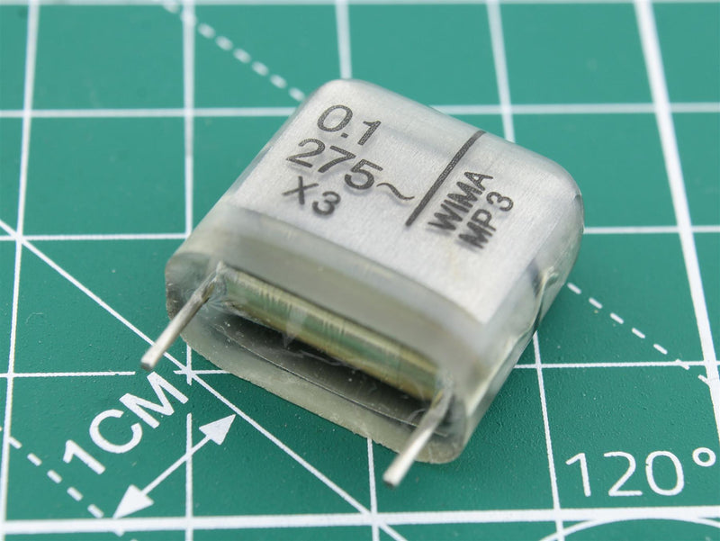 Capacitor 100nF/275VAC WIMA MP3 - WebSpareParts