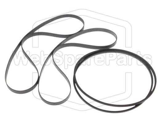 Kit cinghie ricambio per doppia piastra cassette Pioneer XR-A100