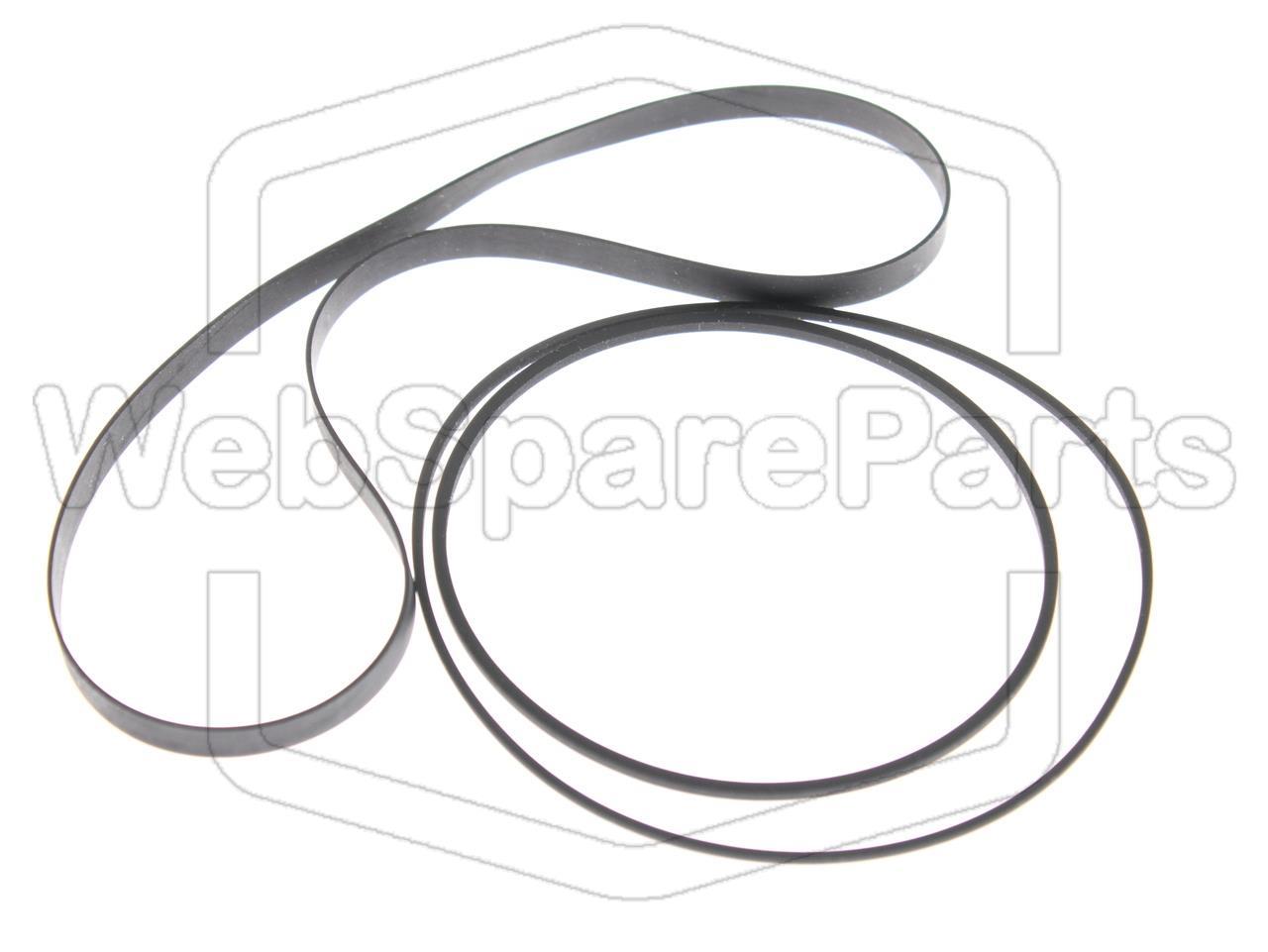 Kit cinghie ricambio per restaurazione piastra cassette vintage Sharp RT-31