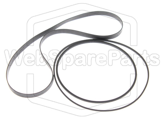 Kit cinghie ricambio per restaurazione piastra cassette vintage Sharp RT-31