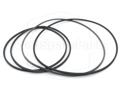 Kit cinghie ricambio per restaurazione piastra cassette vintage Sanyo MW-170K